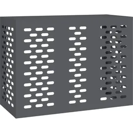 vidaXL Klimaanlagenabdeckung Anthrazit 110 X 50 X 80 Cm Stahl Vidaxl