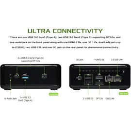 ASRock 4X4 BOX-5400U/EU/AI AMD Ryzen 5400U