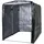 Proregal Fahrradgarage Foliengarage Anthrazit 157x201x201 cm
