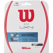 Wilson Duo (ALU 125 & NXT Power 16) Strings, Natural und Silver