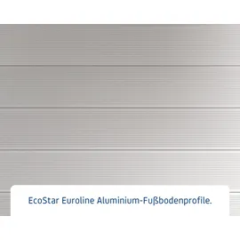 Hörmann Fußboden für Gerätehaus Euroline 166 x 118 x 2,3 cm Silber