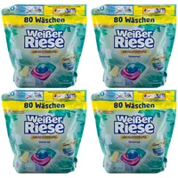 Weißer Riese Waschmittel Caps Universal 4 x 80 Trio Caps Aromatherapie Lotus