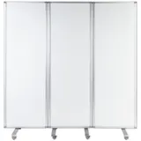 Master of Boards Mobile Trennwand Whiteboard 180 x 180 cm