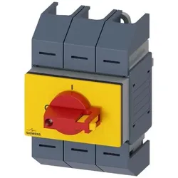 Siemens 3KD03332LG203 Lasttrennschalter 63A, Baugr. 02, 3-polig Frontantrieb mittig Komplettgerät