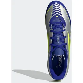 adidas F50 Club FG/MG Herren silver met./solar yellow/lucid blue 48
