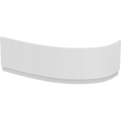 Acryl-Schürze Hotline Neu, 1600mm, asymmetrisch links, Weiß
