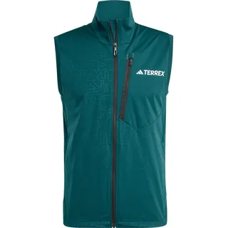 Adidas Terrex Herren Xperior Cross Country Softshell Weste (Größe S, gruen)