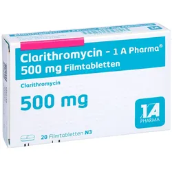 CLARITHROMYCIN-1A Ph.500mg Filmtabletten 20 St