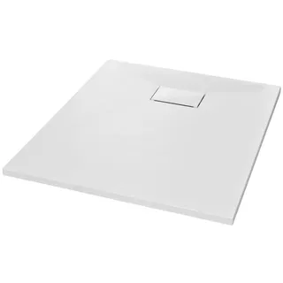 vidaXL Duschwanne SMC Weiß 90×70 cm
