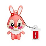 Garrulax USB-Speichersticks, 64 GB, aktualisiert, wasserdicht, aus Silikon, mit süßem Cartoon-Design, High-Speed, USB 2.0, Datenspeicherstick, USB-Stick (64 GB, Hase)