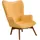 JV Möbel Lounge Sessel Textil 72 x 86 x 80 cm Gelb/Orange