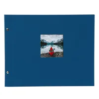 Goldbuch Bella Vista Schraubalbum Blau 28 975 schwarze Seiten