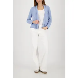 Monari Jacke Stricküberwurf Basic Blau XXL