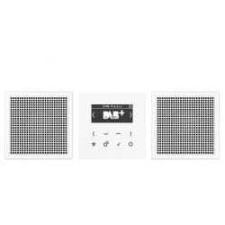 Jung  Smart Radio DAB+, Set Stereo (alpinweiß)