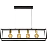 LUCIDE Ruben 1-flg. 22 cm schwarz Metall