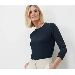 Tchibo - Langarmshirt - Damen - Gr. XL - dunkelblau