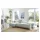 miuform Eckcouch Polyester 4-Sitzer Hellgrau