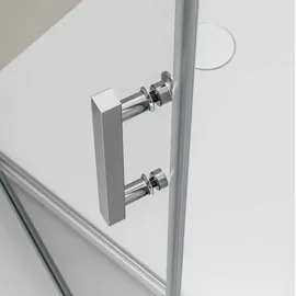 Bernstein Duschkabine Eckdusche Nano Echtglas 100x100x195cm