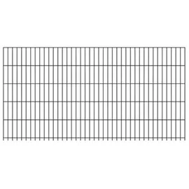 GAH Alberts Alberts Doppelstab-Gittermatte 2 m 100 hoch cm Typ 6/5/6 anthrazit