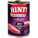 Rinti Singlefleisch Exclusive Geflügel Pur 400g