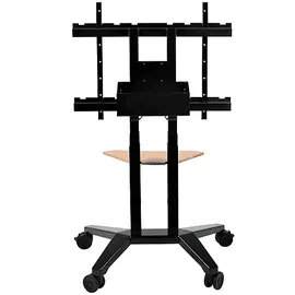 Legamaster MOTION MS-12S Rollstativ mit elektrischer Höhenverstellung, max. 98 Zoll, Starr, Schwarz