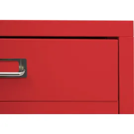 Mendler HWC-L49 Aktenschrank 115x40x41 rot