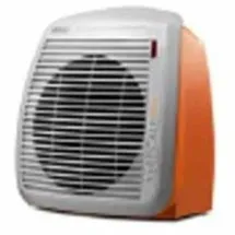 De'Longhi HVY1020 Schnellheizer grau orange 2000 W Elektrischer Raumheizlüfter