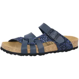 LICO Pantolette Bioline Gleam Größe 38 in Grau blau