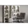 Woood Caz Regal 48 x 32 x 180 cm Weiß