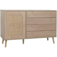 Mendler Sideboard HWC-M43, Schrank Kommode Highboard, Schubladen Staufach, Kubu