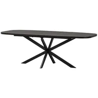 Woood Esstisch Arros Ausziehbar 180-220x90 cm, Schwarz