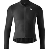 Gonso »SITIVO TRIKOT LONGSLEEVE M«, Herren Fahrradtrikot langarm, Full-Zip Trikot, Tight Fit, schwarz