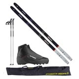 Atomic Langlaufski-Set Savor XC in 183cm + Bindung + Schuhe + Stöcke + Skisack