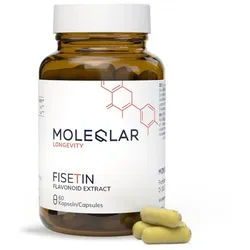MOLEQLAR Fisetin Flavonoid Extract Kapseln 60 St