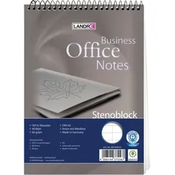 HAMELIN Stenoblock Work A5 60g Recyclingpapier 40 Blatt