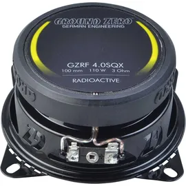 Ground Zero GZRF 4.0SQX | 100 mm 2-Wege Koaxial-Lautsprechersystem