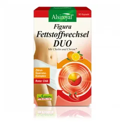 Alsiroyal Figura Fettstoffwechsel DUO Kapseln 90 Stück 45 g
