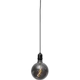 StarTrading LED Kugelleuchte Glaskugel 12,5 cm grau schwarz