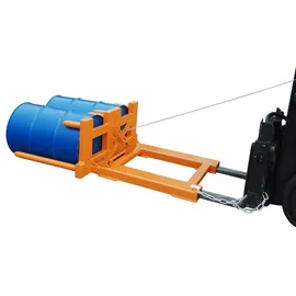 Bauer Seilzug Fasswender Stahl 200 l Gelborange