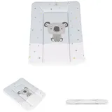 Cangaroo Cangroo Wickelauflage Soft 50 x 70 cm, gepolstert erhöhter Rand, abwaschbar helllblau