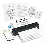 HPRT kabellos tragbarer Thermodrucker, Bluetooth, kompatibel mit iOS, Android und Laptop, 21,6 x 27,9 cm US-Buchstaben, für Büro und Zuhause