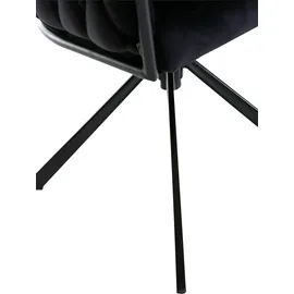 GUTMANN FACTORY Drehsessel GUTMANN FACTORY, schwarz, B:60cm H:78cm T:55cm, Sessel, Drehsessel