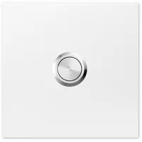 Mocavi RING 500 Qualitäts-Klingel weiß RAL 9003) aus V4A-Edelstahl