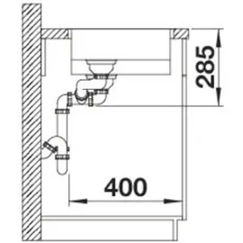 Blanco SOLIS 340/180-IF CNS 31⁄2 BF L oAF