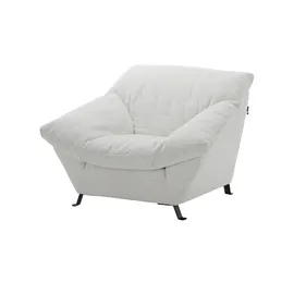 Sofa.de Sessel Cher Webstoff 118 x 74 x 105 cm Weiß