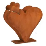 Herz zum bepflanzen Rost Edelrost 30cm x 30cm rostige Gartendeko Gartendekoration Matall Pflanzgefäß Rost