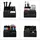 Relaxdays Make Up Organizer Acryl, 2-teilige Schminkaufbewahrung mit 4 Schubladen, Transparent
