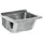 KWC Waschtrog, SIRIUS, Edelstahl, 520x270x490 mm, Ablauf mittig,