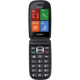 Brondi Raptor 2.8' Dual Sim Rapid Keys (2.80", 1.30 Mpx), Tastenhandy, Schwarz, Orange
