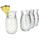 Mambocat Pina Ananas Glas 0,4 l Transparent 4 St.